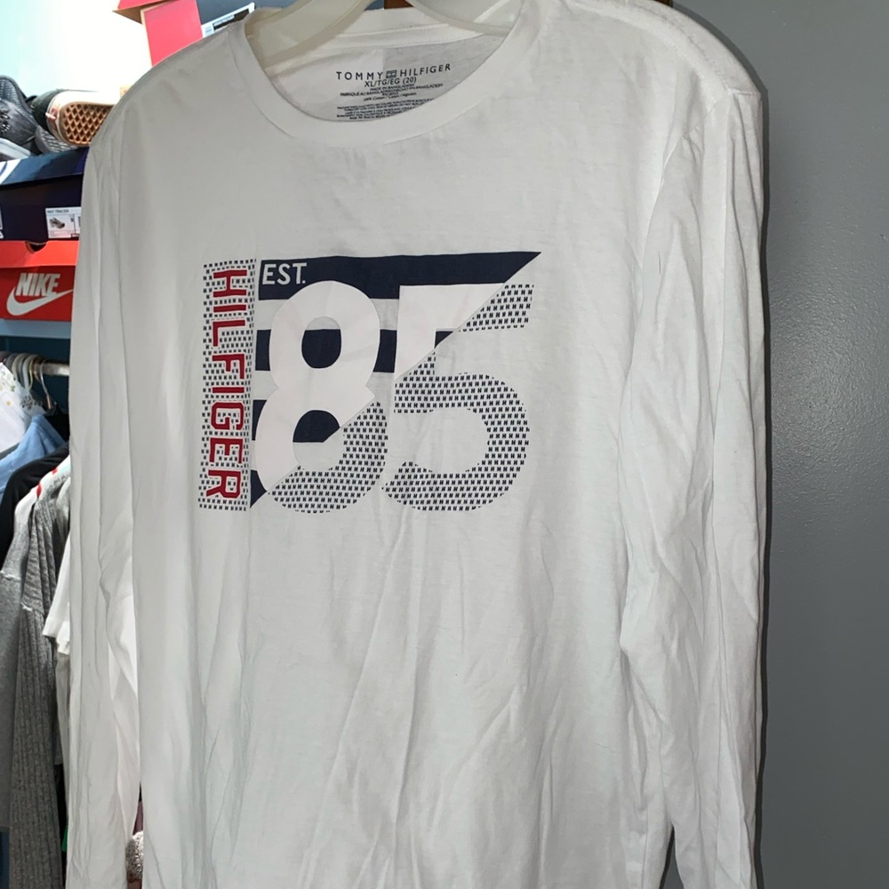 Tommy Hilfiger Boys XL long sleeved shirt.